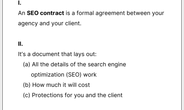 Essential SEO Contract Clauses: Protect Your Work Now